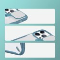 Nillkin Nillkin Cyclops Case wytrzymałe etui z osłoną na aparat i składaną podstawką iPhone 13 Pro niebieski
