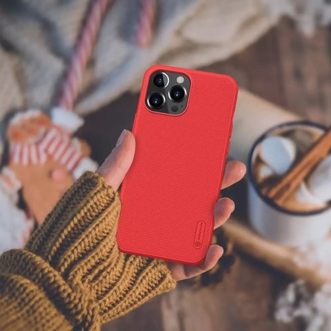 Nillkin Nillkin Super Frosted Shield Pro wytrzymałe etui pokrowiec iPhone 13 Pro Max czerwony Nillkin Nillkin Super Frosted Shield Pro wytrzymałe etui pokrowiec iPhone 13 Pro Max czerwony