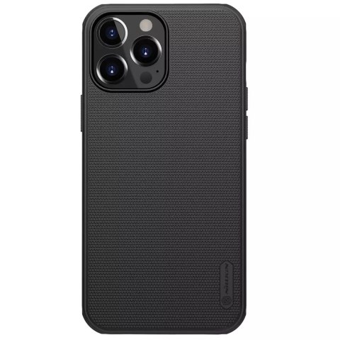 Nillkin Nillkin Super Frosted Shield wzmocnione etui pokrowiec + podstawka iPhone 13 Pro Max czarny