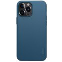Nillkin Nillkin Super Frosted Shield wzmocnione etui pokrowiec + podstawka iPhone 13 Pro Max niebieski
