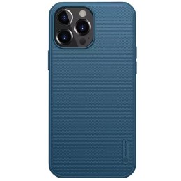 Nillkin Nillkin Super Frosted Shield wzmocnione etui pokrowiec + podstawka iPhone 13 Pro Max niebieski