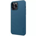 Nillkin Nillkin Super Frosted Shield wzmocnione etui pokrowiec + podstawka iPhone 13 Pro Max niebieski