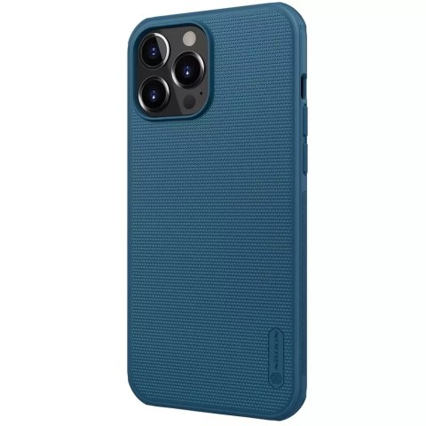 Nillkin Nillkin Super Frosted Shield wzmocnione etui pokrowiec + podstawka iPhone 13 Pro Max niebieski Nillkin Nillkin Super Frosted Shield wzmocnione etui pokrowiec + podstawka iPhone 13 Pro Max niebieski