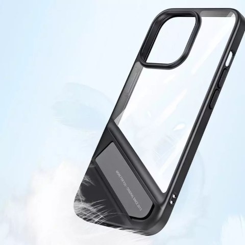 UGreen Ugreen Fusion Kickstand Case sztywne etui z żelową ramką i podstawką do iPhone 13 Pro czarny (90153) UGreen Ugreen Fusion Kickstand Case sztywne etui z żelową ramką i podstawką do iPhone 13 Pro czarny (90153)