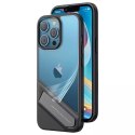 UGreen Ugreen Fusion Kickstand Case sztywne etui z żelową ramką i podstawką do iPhone 13 Pro czarny (90153)
