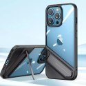 UGreen Ugreen Fusion Kickstand Case sztywne etui z żelową ramką i podstawką do iPhone 13 Pro czarny (90153)