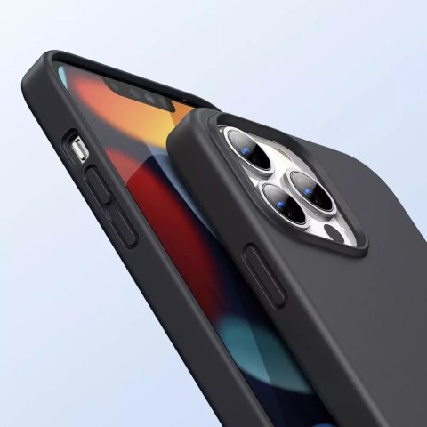 UGreen Ugreen Protective Silicone Case gumowe elastyczne silikonowe etui pokrowiec iPhone 13 Pro Max czarny UGreen Ugreen Protective Silicone Case gumowe elastyczne silikonowe etui pokrowiec iPhone 13 Pro Max czarny