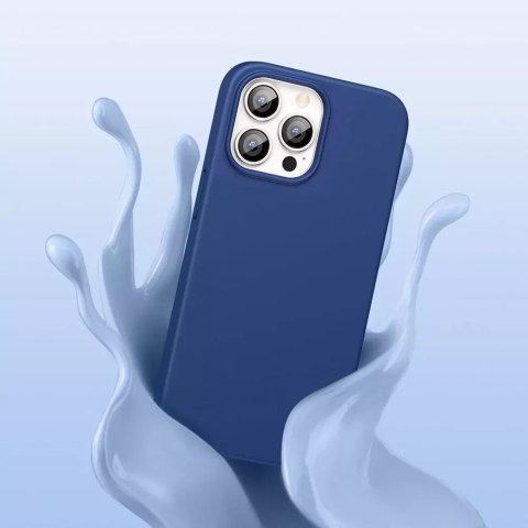 UGreen Ugreen Protective Silicone Case gumowe elastyczne silikonowe etui pokrowiec iPhone 13 Pro Max niebieski UGreen Ugreen Protective Silicone Case gumowe elastyczne silikonowe etui pokrowiec iPhone 13 Pro Max niebieski