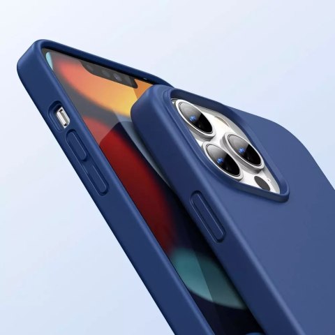 UGreen Ugreen Protective Silicone Case gumowe elastyczne silikonowe etui pokrowiec iPhone 13 Pro niebieski UGreen Ugreen Protective Silicone Case gumowe elastyczne silikonowe etui pokrowiec iPhone 13 Pro niebieski