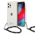 Guess Guess GUHCP12MKPSBK iPhone 12/12 Pro 6,1" Transparent hardcase Black Pearl