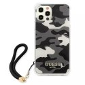 Guess Guess GUHCP12MKSARBK iPhone 12/12 Pro 6,1" czarny/black hardcase Camo Collection