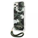 Guess Guess GUHCP12MKSARKA iPhone 12/12 Pro 6,1" zielony/khaki hardcase Camo Collection