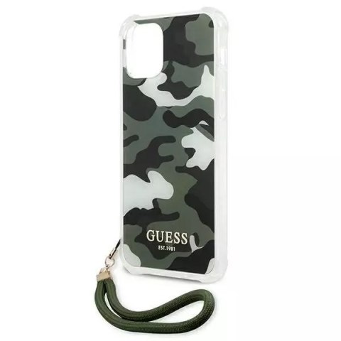 Guess Guess GUHCP12MKSARKA iPhone 12/12 Pro 6,1" zielony/khaki hardcase Camo Collection Guess Guess GUHCP12MKSARKA iPhone 12/12 Pro 6,1" zielony/khaki hardcase Camo Collection