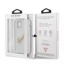 Guess Guess GUHCP12MKTRSVGO iPhone 12/12 Pro 6,1" Transparent hardcase Vintage Script Gold