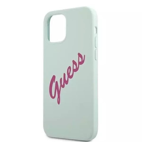 Guess Guess GUHCP12MLSVSBF iPhone 12/12 Pro 6,1" niebieski fuksja/blue fuschia hardcase Silicone Vintage Guess Guess GUHCP12MLSVSBF iPhone 12/12 Pro 6,1" niebieski fuksja/blue fuschia hardcase Silicone Vintage