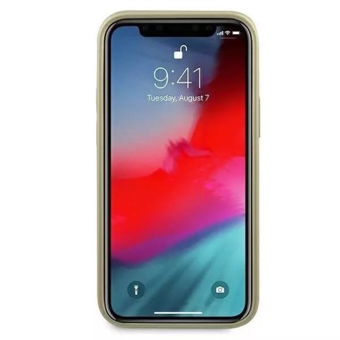 Guess Guess GUHCP12SIGLGO iPhone 12 mini 5,4" złoty/gold hardcase Iridescent Guess Guess GUHCP12SIGLGO iPhone 12 mini 5,4" złoty/gold hardcase Iridescent
