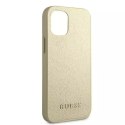 Guess Guess GUHCP12SIGLGO iPhone 12 mini 5,4" złoty/gold hardcase Iridescent