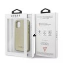 Guess Guess GUHCP12SIGLGO iPhone 12 mini 5,4" złoty/gold hardcase Iridescent