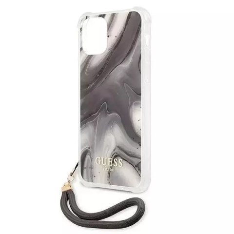 Guess Guess GUHCP12SKSMAGR iPhone 12 mini 5,4" szary/grey hardcase Marble Collection Guess Guess GUHCP12SKSMAGR iPhone 12 mini 5,4" szary/grey hardcase Marble Collection