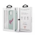 Guess Guess GUHCP12SLSVSBF iPhone 12 mini 5,4" niebieski fuksja/blue fuschia hardcase Silicone Vintage