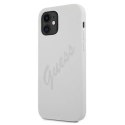 Guess Guess GUHCP12SLSVSCR iPhone 12 mini 5,4" kremowy/cream hardcase Script Vintage