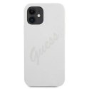 Guess Guess GUHCP12SLSVSCR iPhone 12 mini 5,4" kremowy/cream hardcase Script Vintage
