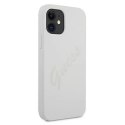 Guess Guess GUHCP12SLSVSCR iPhone 12 mini 5,4" kremowy/cream hardcase Script Vintage