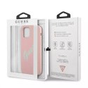 Guess Guess GUHCP12SLSVSPG iPhone 12 mini 5,4" różowo zielony/green pink hardcase Silicone Vintage