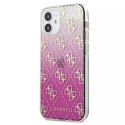 Guess Guess GUHCP12SPCU4GGPI iPhone 12 mini 5,4" różowy/pink hardcase 4G Gradient