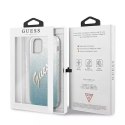 Guess Guess GUHCP12SPCUGLSBL iPhone 12 mini 5,4" niebieski/blue hardcase Glitter Gradient Script