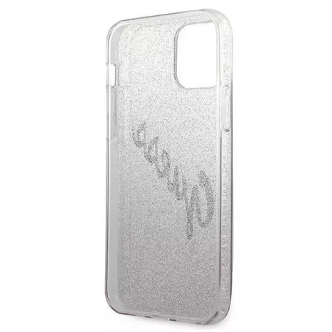 Guess Guess GUHCP12SPCUGLSPI iPhone 12 mini 5,4" różowy/pink hardcase Glitter Gradient Script Guess Guess GUHCP12SPCUGLSPI iPhone 12 mini 5,4" różowy/pink hardcase Glitter Gradient Script