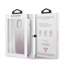 Guess Guess GUHCP12SPCUGLSPI iPhone 12 mini 5,4" różowy/pink hardcase Glitter Gradient Script