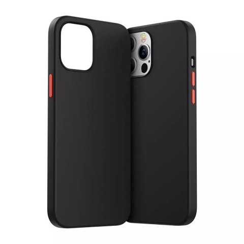 Joyroom Joyroom Color Series ochronne etui do iPhone 12 Pro Max czarny (JR-BP800) Joyroom Joyroom Color Series ochronne etui do iPhone 12 Pro Max czarny (JR-BP800)