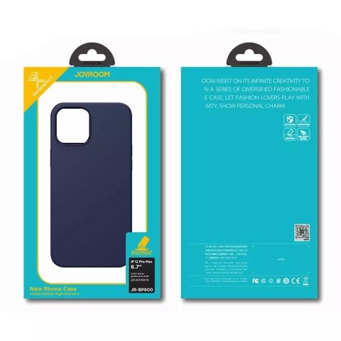 Joyroom Joyroom Color Series ochronne etui do iPhone 12 Pro Max czarny (JR-BP800) Joyroom Joyroom Color Series ochronne etui do iPhone 12 Pro Max czarny (JR-BP800)