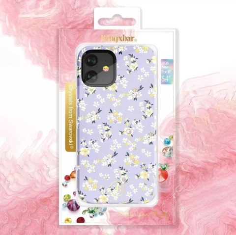 Kingxbar Kingxbar Blossom etui ozdobione oryginalnymi Kryształami Swarovskiego iPhone 12 mini wielokolorowy (Gardenia) Kingxbar Kingxbar Blossom etui ozdobione oryginalnymi Kryształami Swarovskiego iPhone 12 mini wielokolorowy (Gardenia)