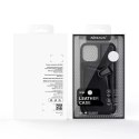Nillkin Nillkin Aoge Leather Case elastyczne pancerne etui z prawdziwej skóry z kieszonką iPhone 12 mini czarny
