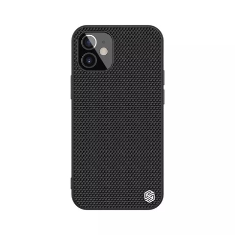 Nillkin Nillkin Textured Case wytrzymałe wzmocnione etui z żelową ramką i nylonem na tyle iPhone 12 mini czarny Nillkin Nillkin Textured Case wytrzymałe wzmocnione etui z żelową ramką i nylonem na tyle iPhone 12 mini czarny