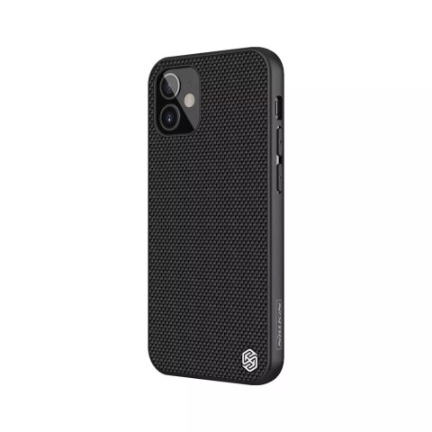 Nillkin Nillkin Textured Case wytrzymałe wzmocnione etui z żelową ramką i nylonem na tyle iPhone 12 mini czarny Nillkin Nillkin Textured Case wytrzymałe wzmocnione etui z żelową ramką i nylonem na tyle iPhone 12 mini czarny