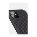 Nillkin Nillkin Textured Case wytrzymałe wzmocnione etui z żelową ramką i nylonem na tyle iPhone 12 mini czarny