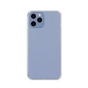 Baseus Baseus Frosted Glass Case Sztywne etui z elastyczną ramką iPhone 12 Pro Max Biały (WIAPIPH67N-WS02)