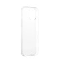 Baseus Baseus Frosted Glass Case Sztywne etui z elastyczną ramką iPhone 12 Pro Max Biały (WIAPIPH67N-WS02)