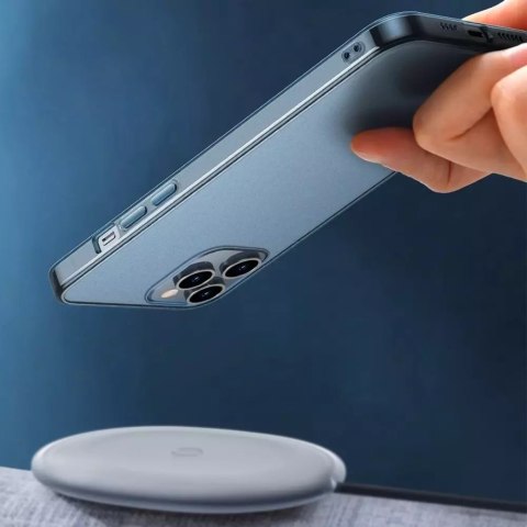 Baseus Baseus Frosted Glass Case Sztywne etui z elastyczną ramką iPhone 12 Pro Max Biały (WIAPIPH67N-WS02) Baseus Baseus Frosted Glass Case Sztywne etui z elastyczną ramką iPhone 12 Pro Max Biały (WIAPIPH67N-WS02)
