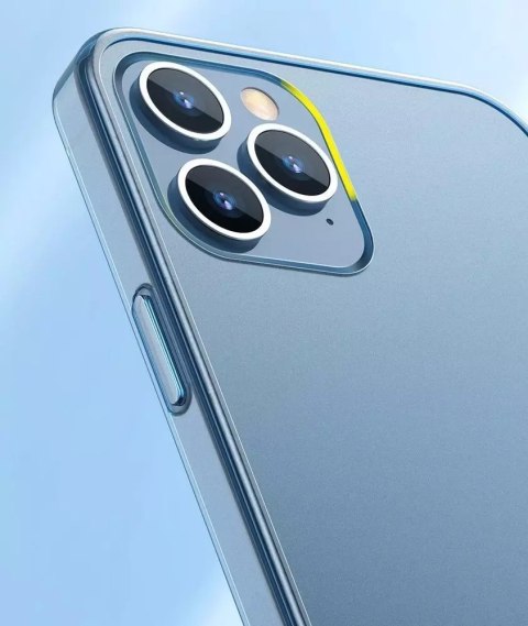 Baseus Baseus Frosted Glass Case Sztywne etui z elastyczną ramką iPhone 12 Pro Max Biały (WIAPIPH67N-WS02) Baseus Baseus Frosted Glass Case Sztywne etui z elastyczną ramką iPhone 12 Pro Max Biały (WIAPIPH67N-WS02)