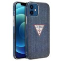 Guess Guess GUHCP12SPCUJULDB iPhone 12 mini 5,4" granatowy/dark blue hardcase Jeans Collection