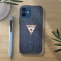 Guess Guess GUHCP12SPCUJULDB iPhone 12 mini 5,4" granatowy/dark blue hardcase Jeans Collection