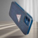 Guess Guess GUHCP12SPCUJULDB iPhone 12 mini 5,4" granatowy/dark blue hardcase Jeans Collection