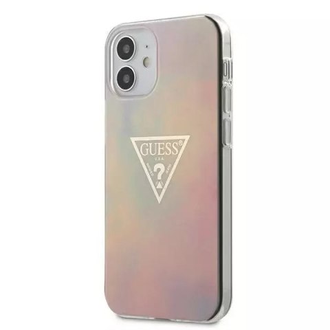 Guess Guess GUHCP12SPCUMCGG01 iPhone 12 mini 5,4" różowy/pink hardcase Tie & Die Collection Guess Guess GUHCP12SPCUMCGG01 iPhone 12 mini 5,4" różowy/pink hardcase Tie & Die Collection