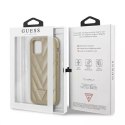 Guess Guess GUHCP12SPUVQTMLBE iPhone 12 mini 5,4" złoty/gold hardcase V-Quilted Collection
