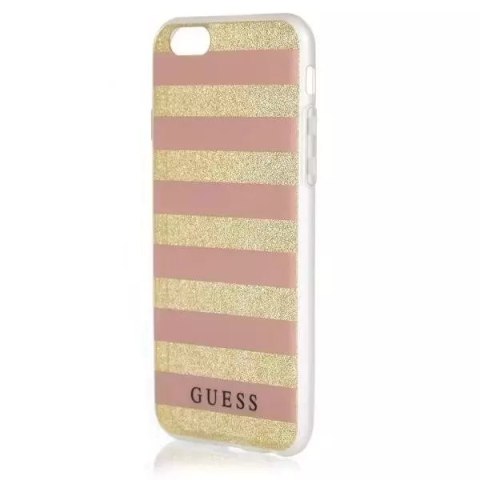 Guess Guess GUHCP6STGPI iPhone 6/6S pink hardcase Ethnic Chic Stripes 3D Guess Guess GUHCP6STGPI iPhone 6/6S pink hardcase Ethnic Chic Stripes 3D