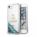 Guess Guess GUHCP7GLUQBL iPhone 6/7/8 /SE 2020 niebieski/blue hard case Liquid Glitter Party